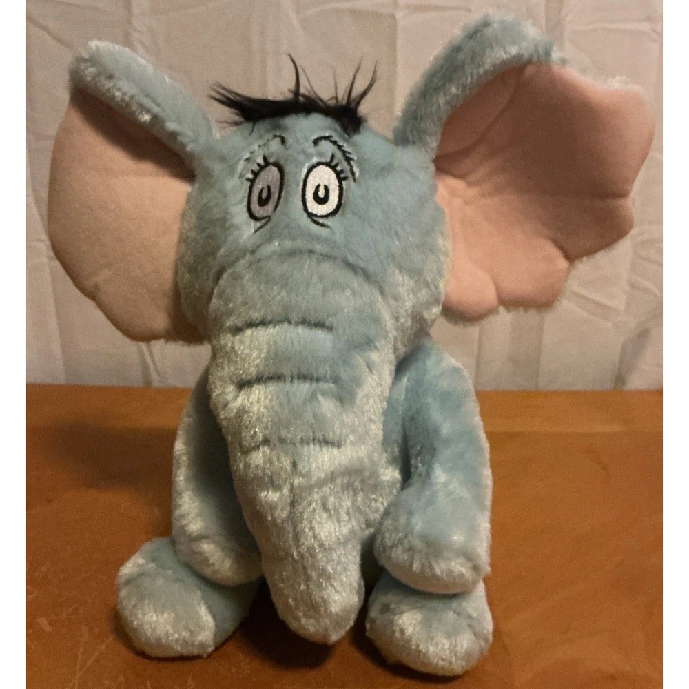 Kohls Cares Dr Seuss Horton Hears A Who Light Blue Elephant Plush Stuffed Animal